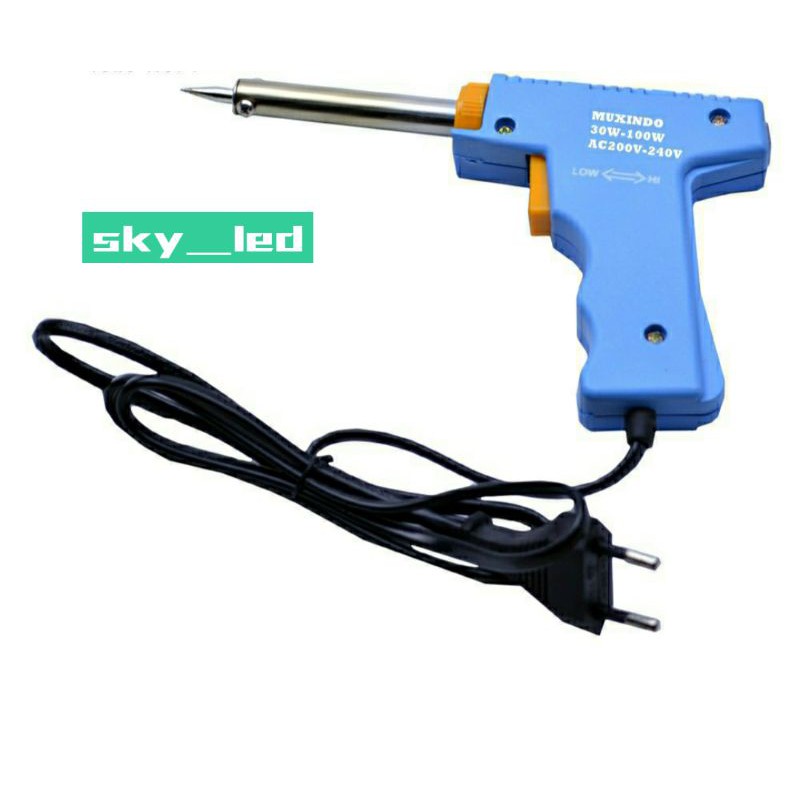 Jual Solder Gun Solder Tembak Listrik 30W100W Dual Heat Soldering Iron
