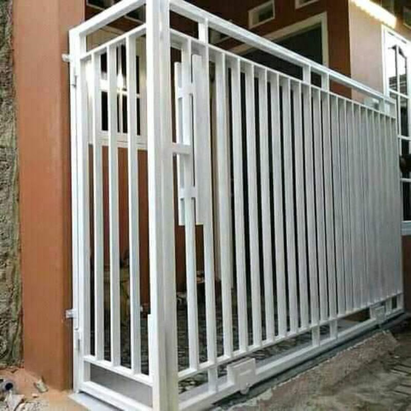 Jual pagar minimalis pake besi holo 4×4 jari 2 besi 2×4 harga per meter