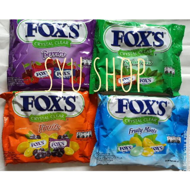 Jual Permen Fox Foxs 125 Gr All Variant Shopee Indonesia 6476