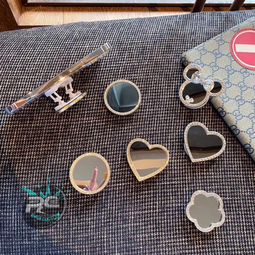 Jual 3M GRIPTOK POPSOCKET POP SOCKET PHONE HOLDER CERMIN KACA MOTIF ...