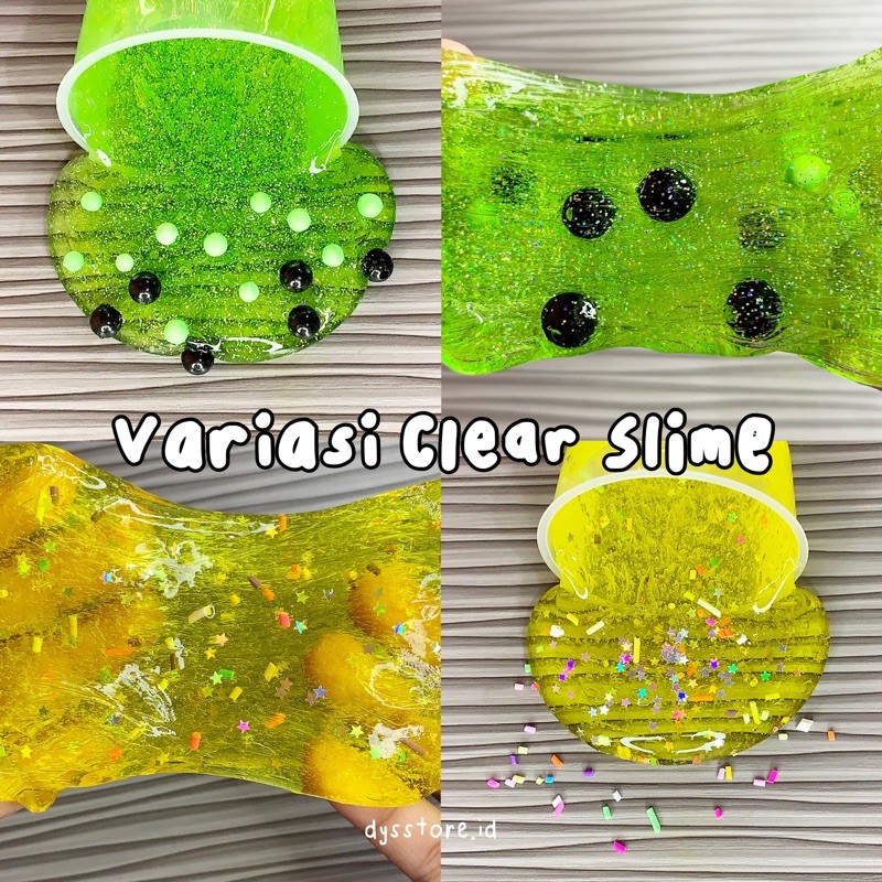 Jual (COD) Variasi Clear slime 100gram by dysstoreid /clearslimemurah ...