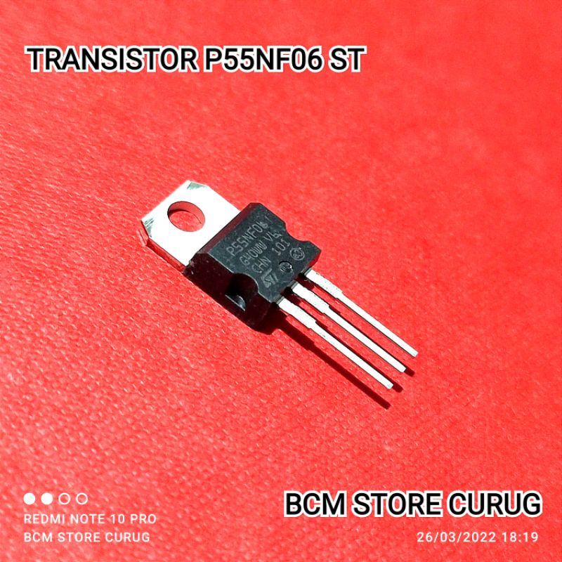 Jual TRANSISTOR TR MOSFET STP55NF06 P55NF06 P 55NF06 N-ch 60 V, 0.015 Ω ...