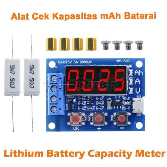 Jual Alat Cek Tes Kapasitas Mah Baterai Lithium Aki Aki Accu Aa Aaa Kode Shopee