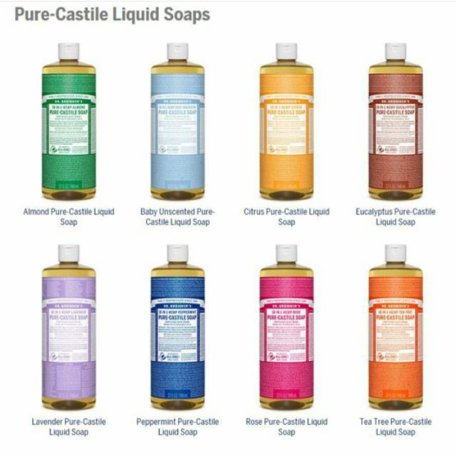 Jual Dr Bronners Pure Castile Liquid Soap 473 Ml Shopee Indonesia 3721