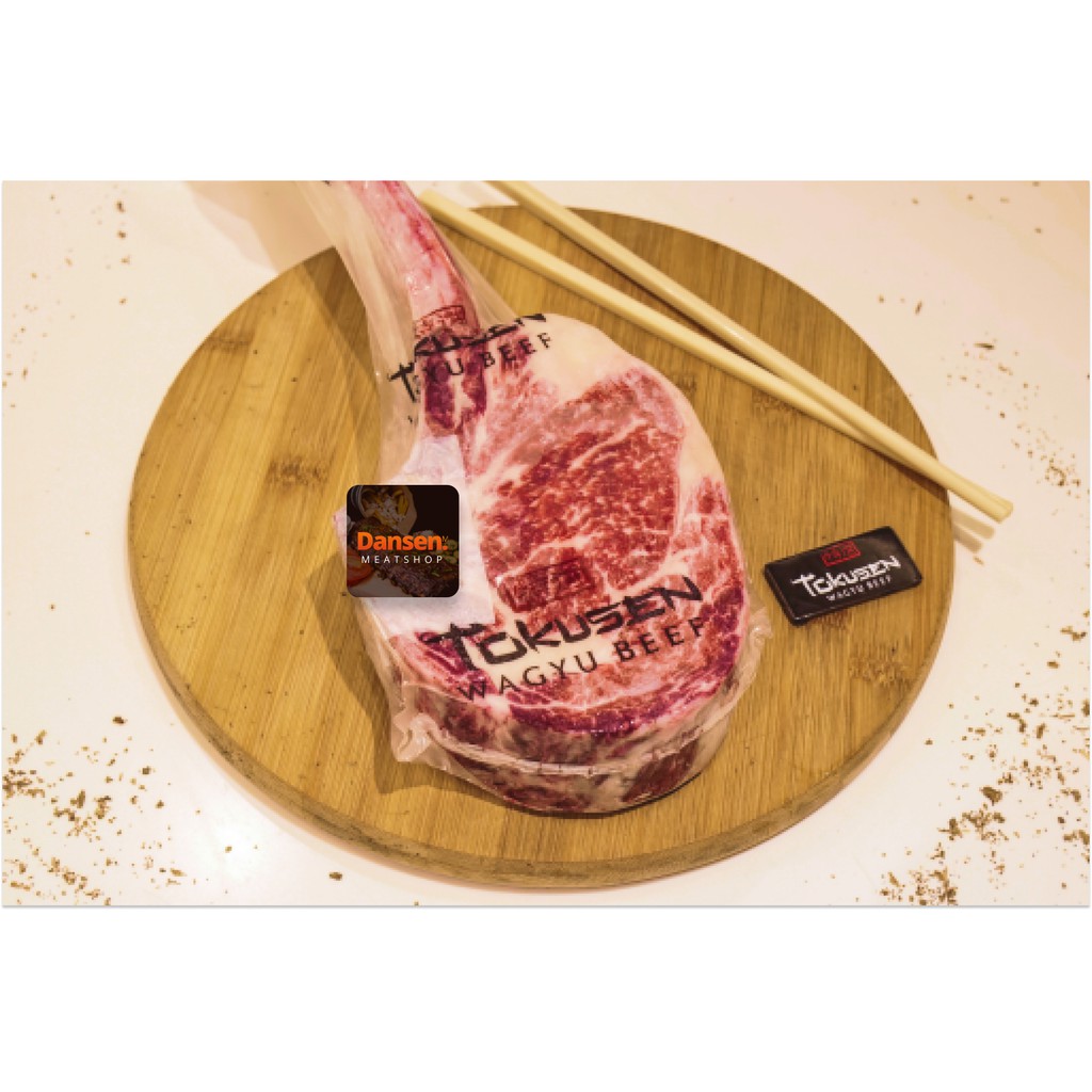 Jual TOKUSEN WAGYU TOMAHAWK SHORT - LONG BONE MB 4-5 MINIMAL PEMESANAN ...