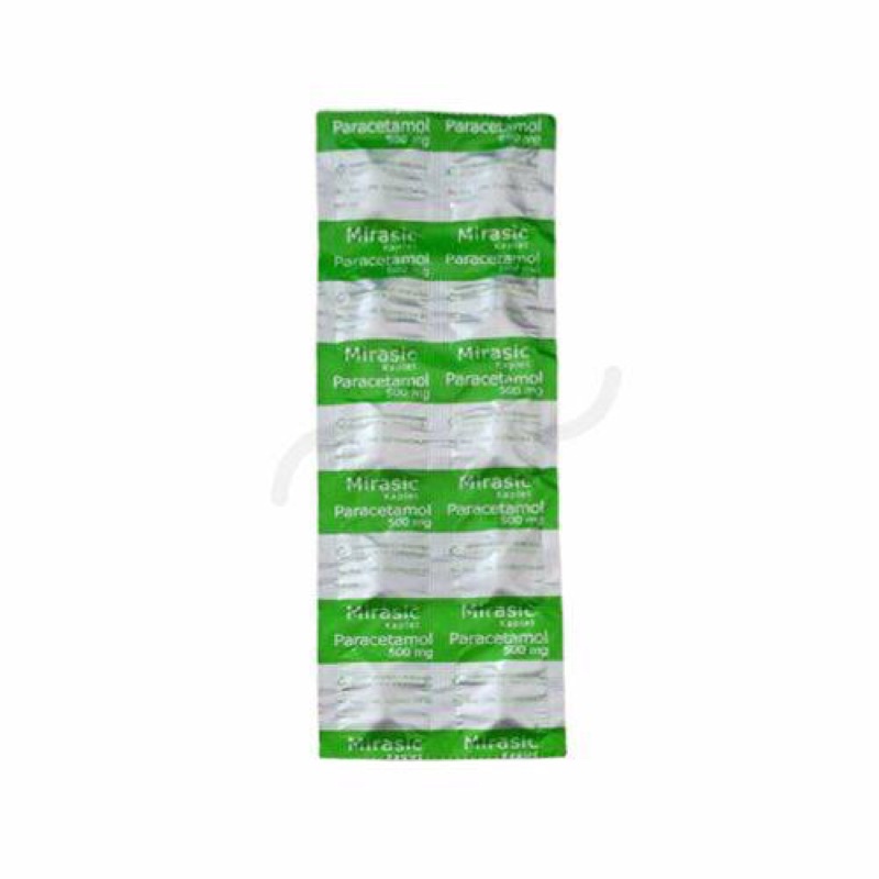 Jual MIRASIC 500 MG STRIP 10 TABLET (PARACETAMOL) Shopee Indonesia