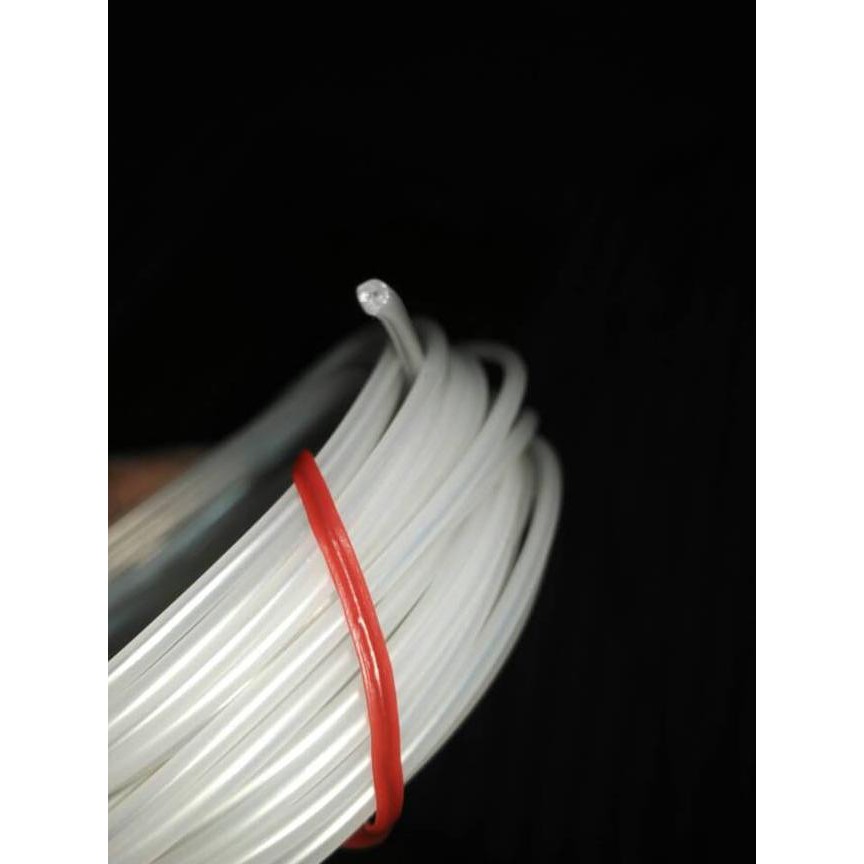 Jual ♨ Solid Core Silver wire 24 AWG insulated - white ♠ | Shopee Indonesia