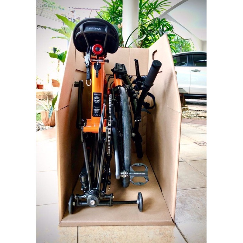 Jual (Holding Box Sepeda Lipat) Folding Bike Safety Box | Shopee Indonesia