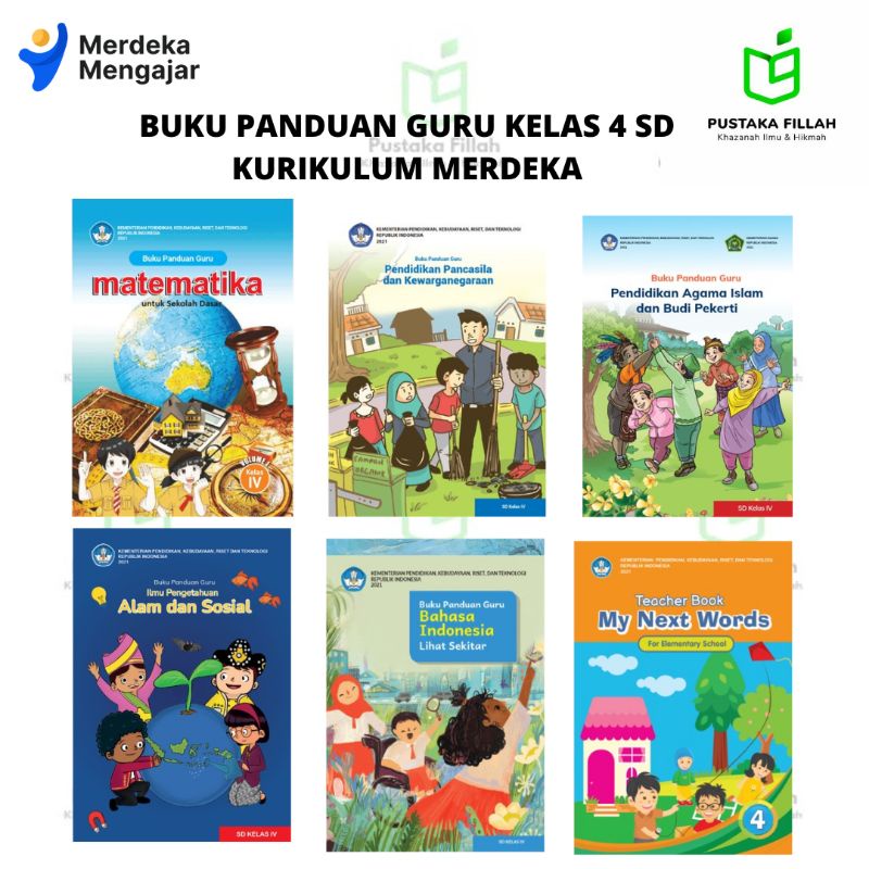 Jual Buku Panduan Guru Kelas 4 Sd Kurikulum Merdeka Shopee Indonesia 8453