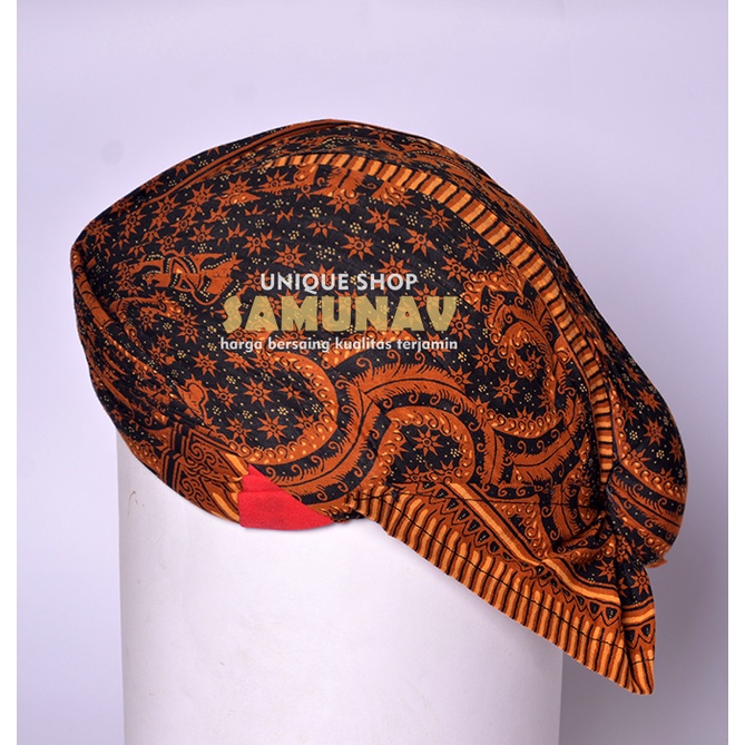 Jual Blangkon Yogyakarta mataram Alusan motif modang truntum | Shopee ...