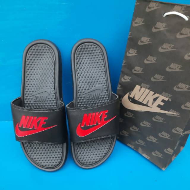 Jual Sandal Banassi Classic Red/Sandal Slop/sandal pria | Shopee Indonesia