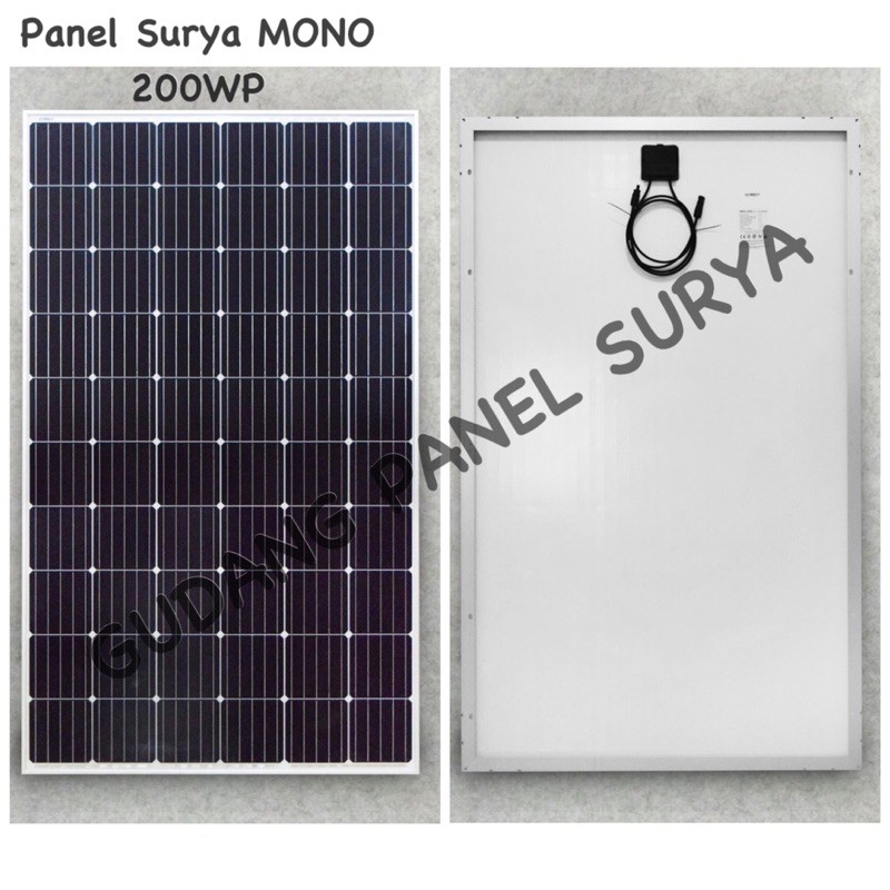 Jual Panel Surya Solar Panel Solarcell Solana Mono 200WP 200 WP ...