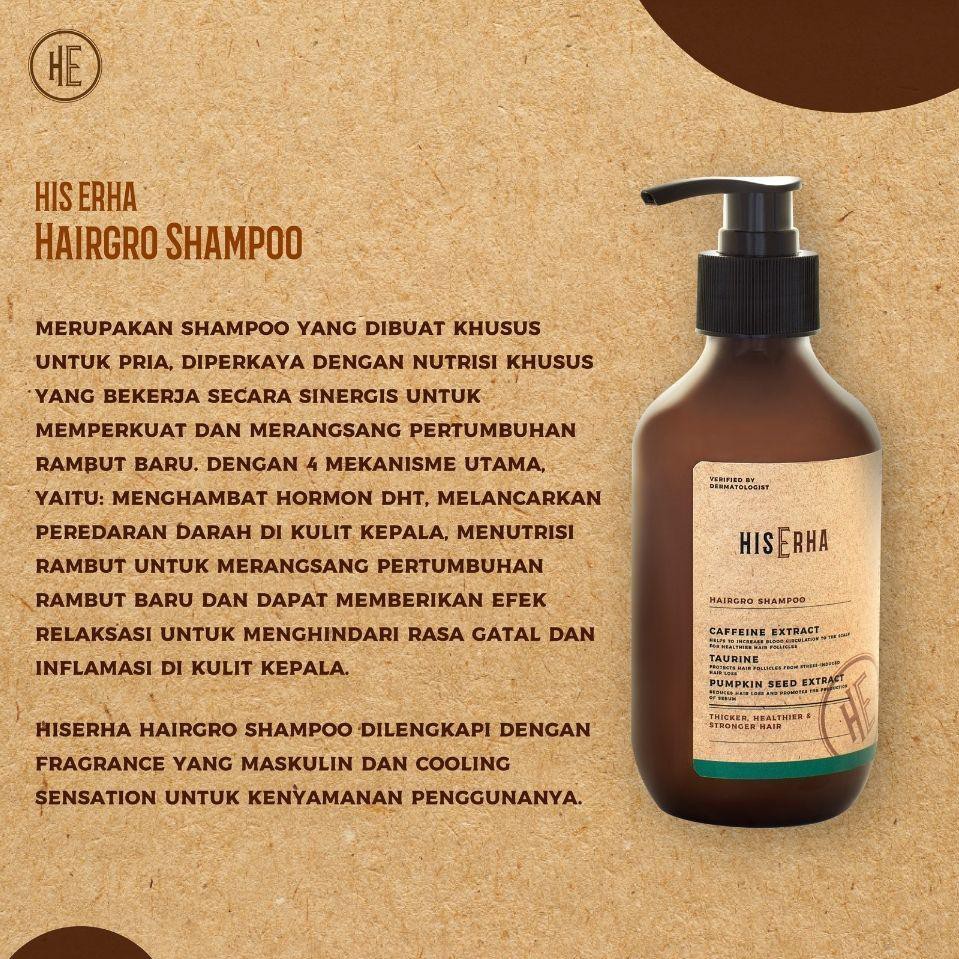 Jual HIS ERHA Hairgro Shampoo 270 ml Shampo Anti Rontok & Penumbuh