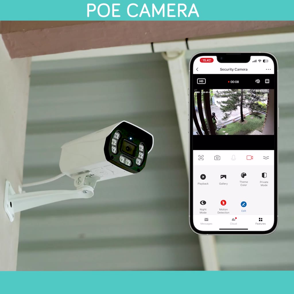 Jual BARDI Smart IP Camera Outdoor Static with POE 4MP 1440p IP67 CCTV ...