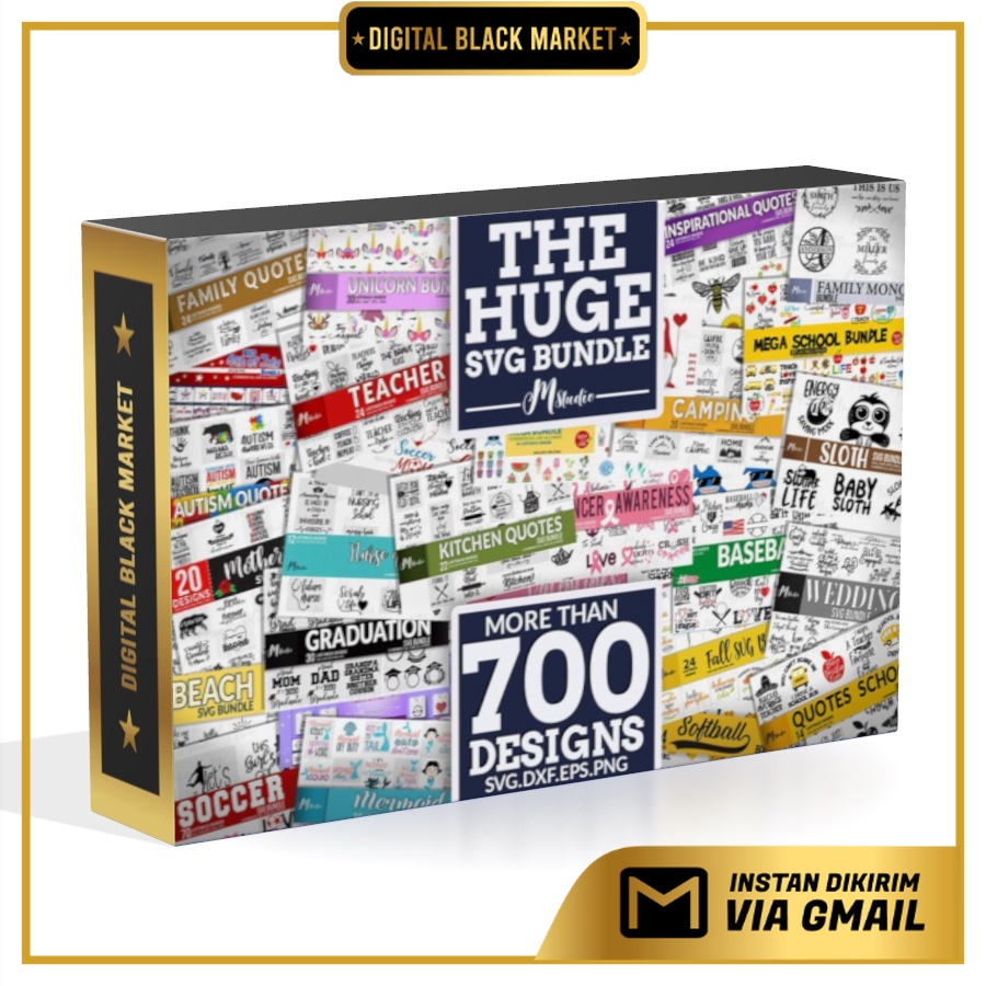 Jual ID35214 - The Huge SVG Bundle | Koleksi SVG Lengkap untuk Desain ...