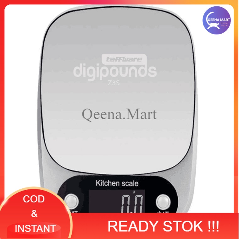 Jual Timbangan Dapur Digital Kitchen Scale 10kg 1g - Z3S | Shopee Indonesia