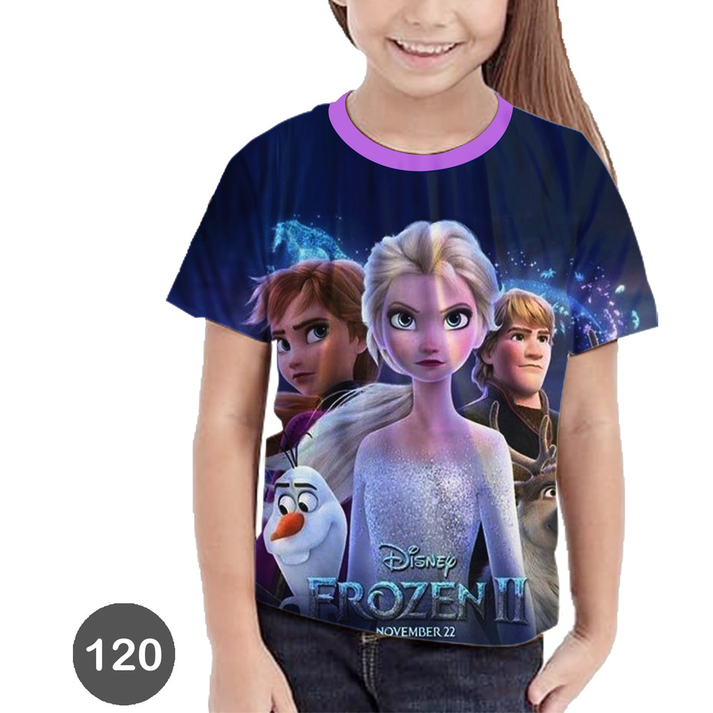 Jual Baju Frozen 3D Anak Cewe Kartun Serial TV Favorit #120 | Shopee ...