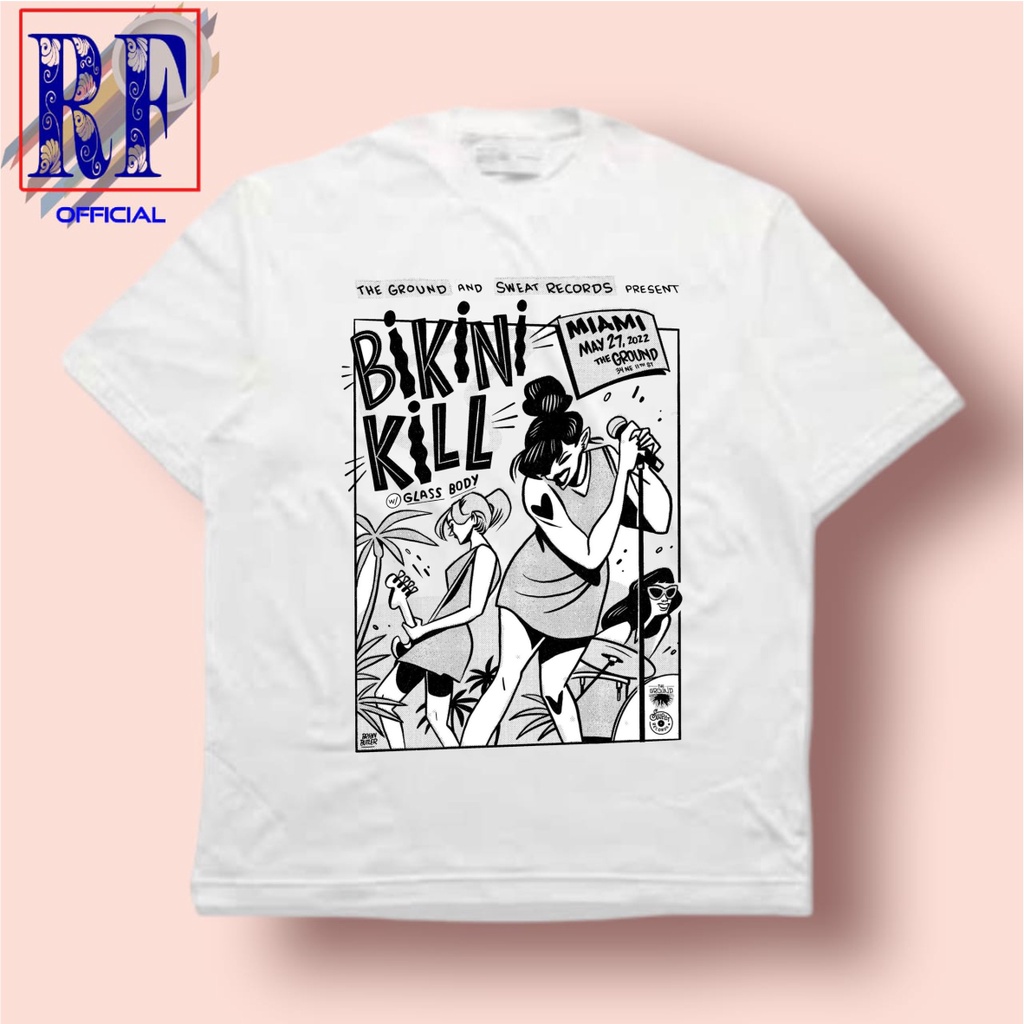 Jual KAOS BAND BIKINI KILL - RIOT GRRRL | T-SHIRT BAJU PUNK ROCK | KAOS ...