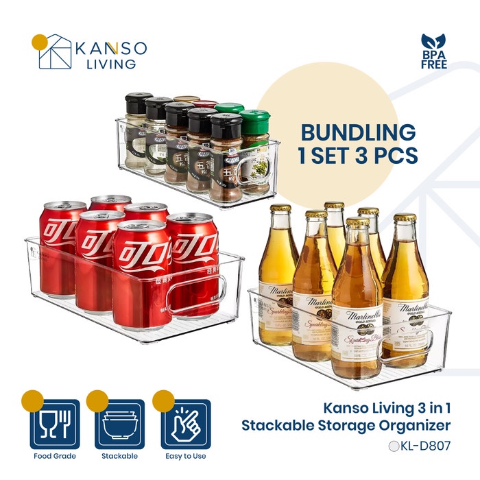 Jual Kanso Living Bundling In Kotak Penyimpanan Kontainer Makanan