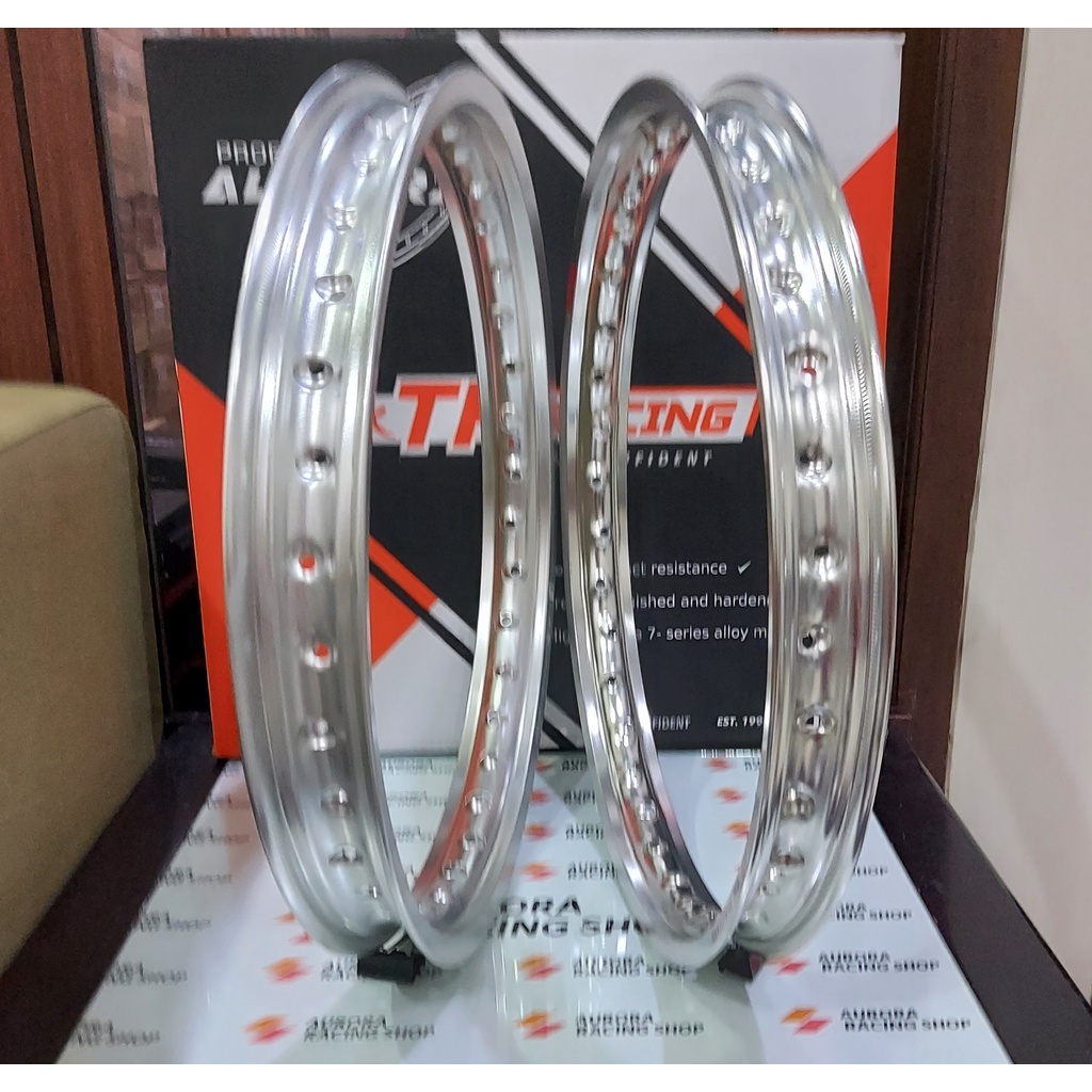 Jual VELG TK BRIGHT SET 17 X 140 / 160 HOLE 36 SILVER | Shopee Indonesia