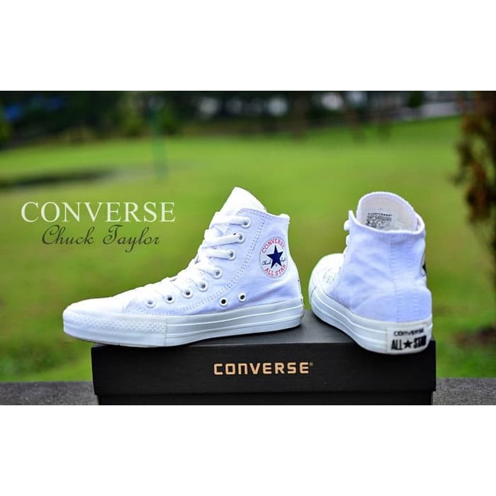 Jual Promo Sepatu All Star Converse Chuck Taylor U002f Ct Putih Tinggi