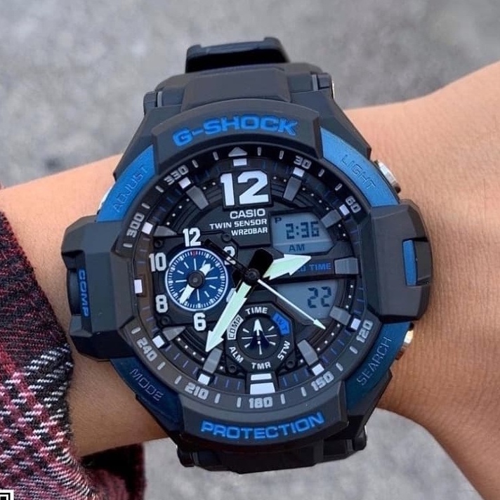 Jual Jam Tangan Casio G Shock GA 1100 2BDR Original Shopee Indonesia