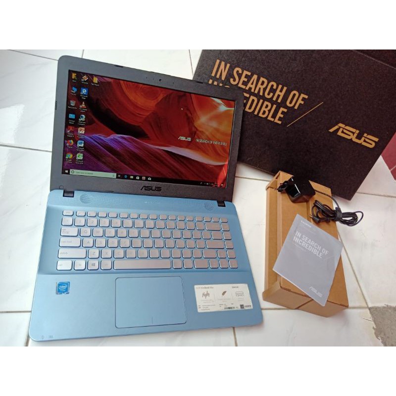 Jual Laptop Asus Vivobook X441ma Intel Celeron N4000 Ram 4gb Hdd 1tb Second Shopee Indonesia 9621