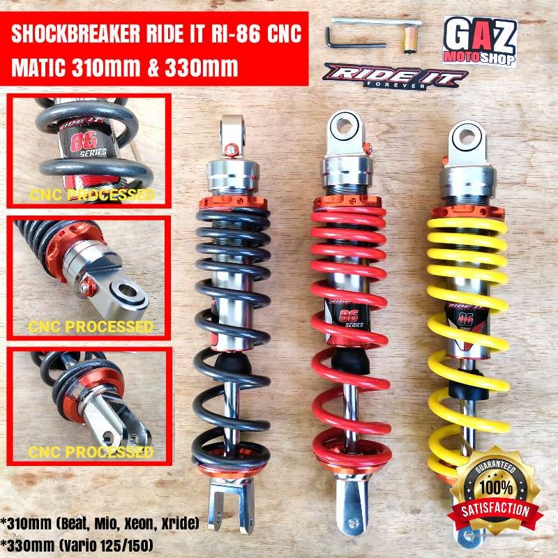 Jual Shockbreaker Matic Ride It Matic 86 Series 310mm 330mm Shock Skok ...