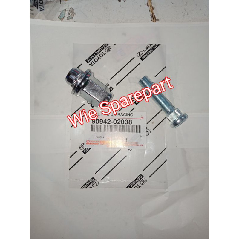 Jual Baut Roda dan Mur Racing Toyota Innova Fortuner Hilux | Shopee ...