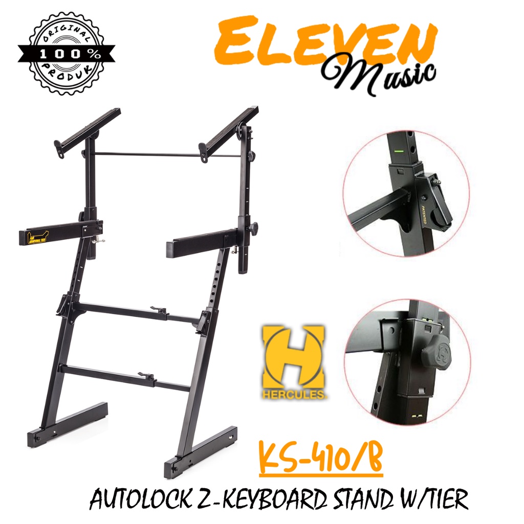 Jual Stand Keyboard Hercules KS410B AutoLock ZStyle Keyboard Stand W