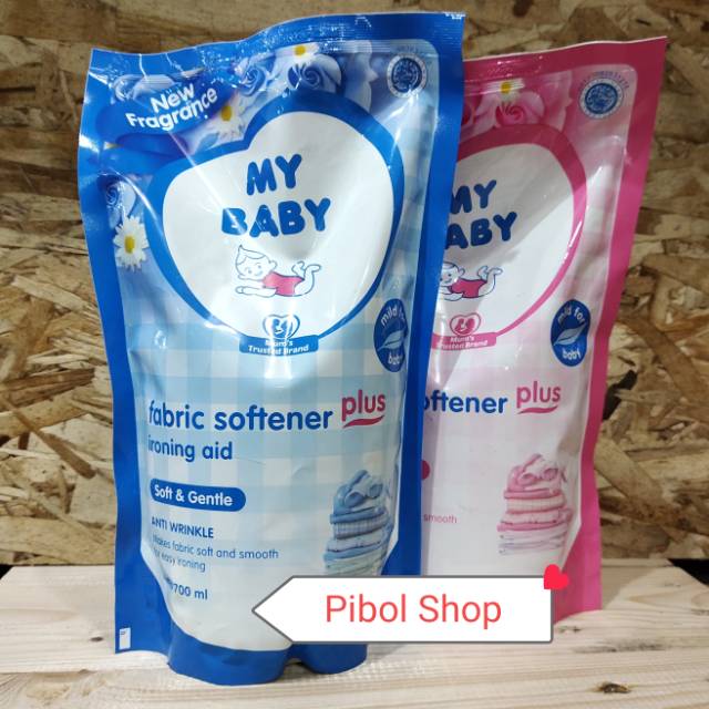 Jual MY BABY FABRIC SOFTENER PLUS IRONING AID 700ml | Shopee Indonesia