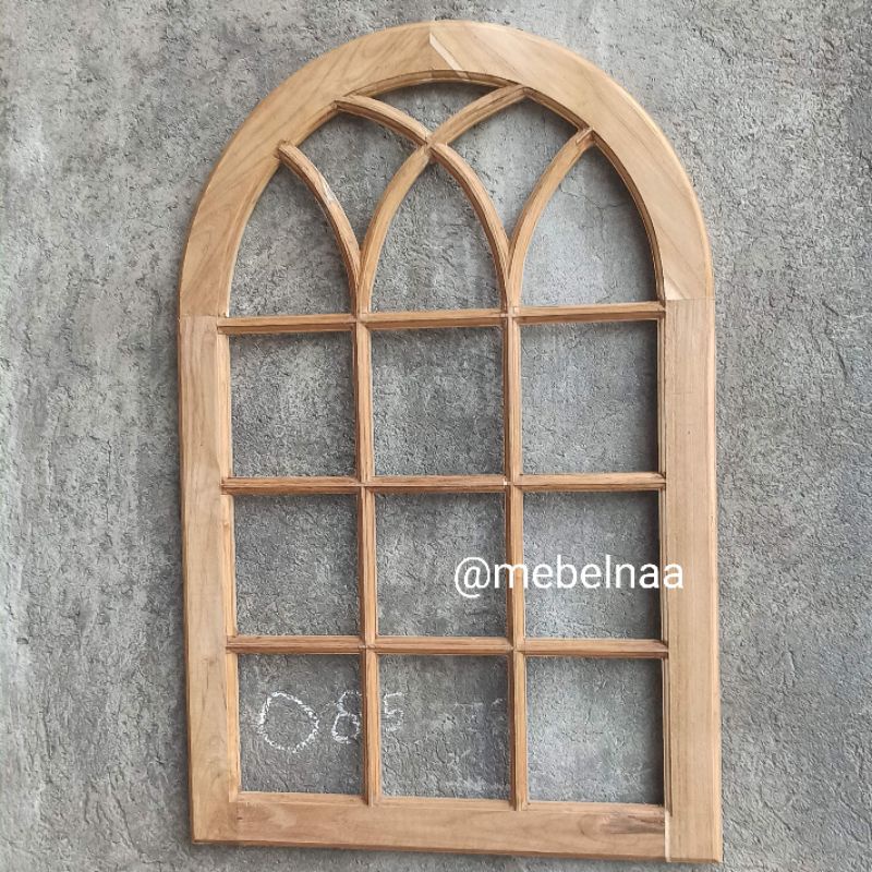 Jual Frame Cermin Klasik Model Jendela Kayu Jati | Shopee Indonesia