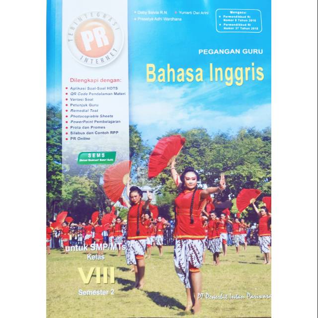 Jual Buku Pegangan Guru PR Bahasa Inggris Kelas Viii, 8 Semester 2 (K13 ...