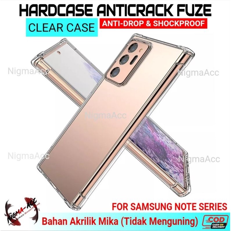 Jual Anti Crack Fuze SAMSUNG NOTE 5 8 9 10 20 LITE PLUS ULTRA Hardcase ...