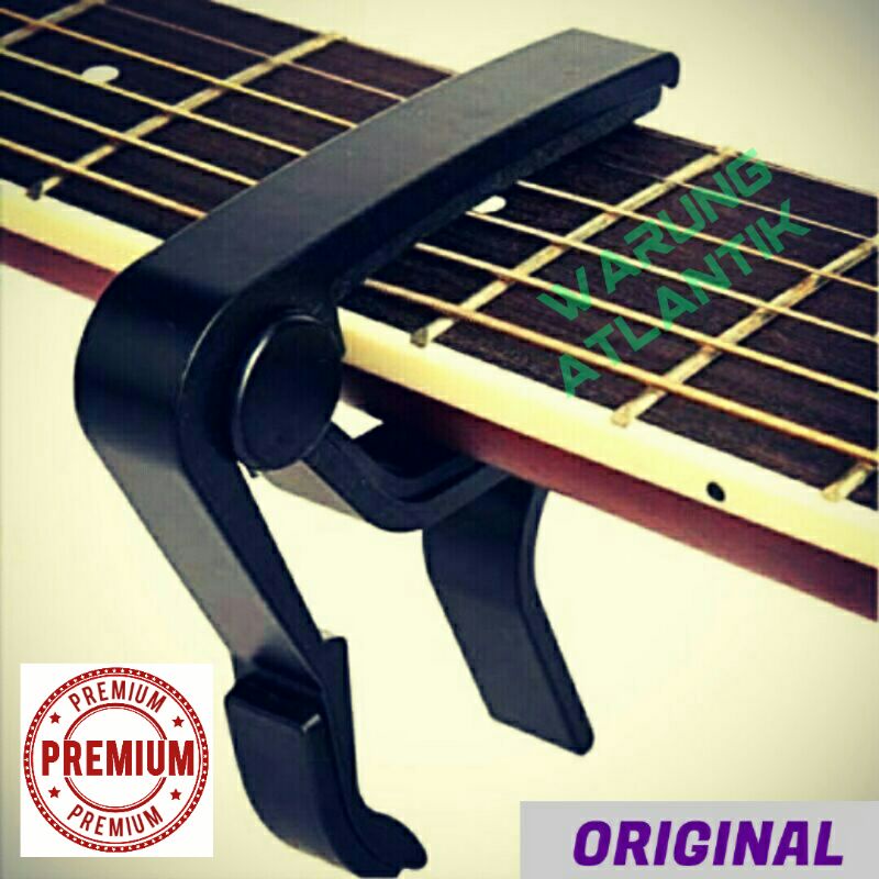 Jual Kapo Gitar Akustik Atau Elektrik Atau Klasik Capo Besi Alumunium Hitam Shopee Indonesia