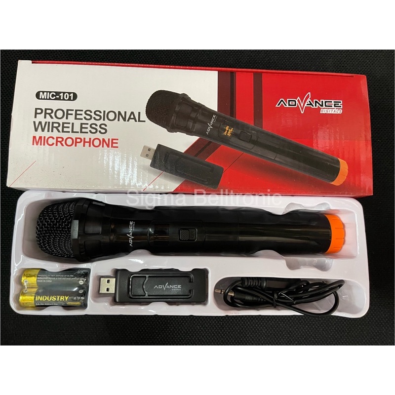 Jual Mic wireless Advance 101 microphone. suara jernih peka | Shopee ...