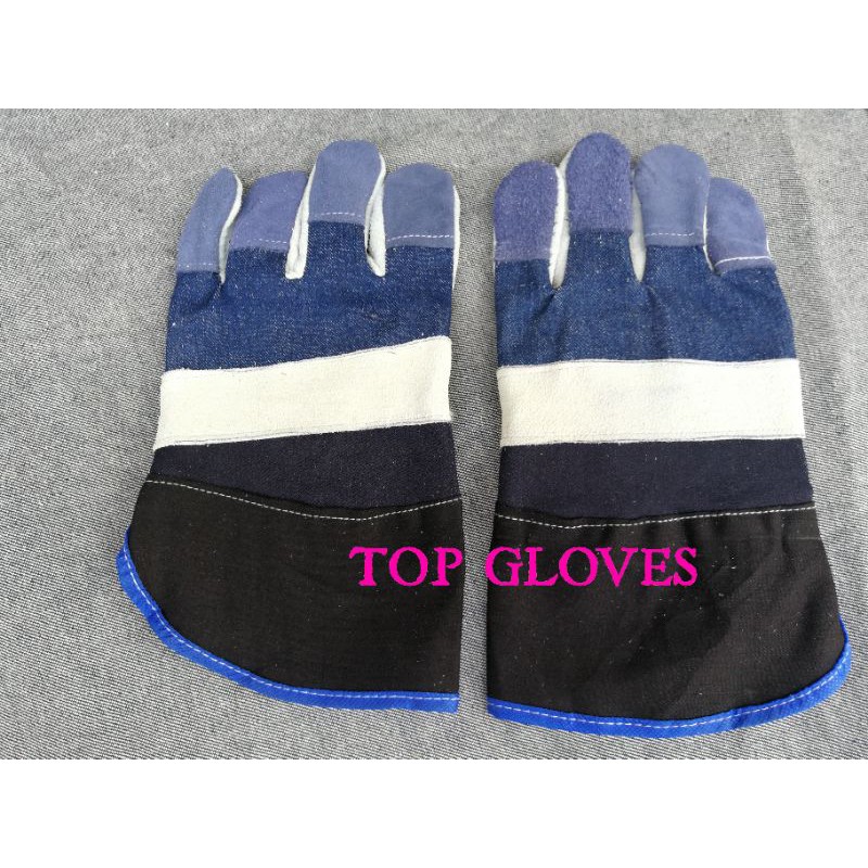 Jual SARUNG TANGAN KULIT KOMBINASI KWL LOKAL - SARUNG TANGAN LAS Split ...