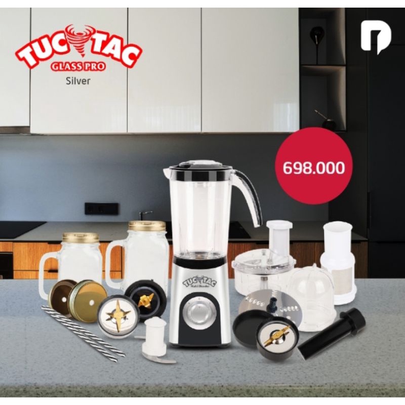 Jual Blender Tuc Tac Glass Pro Silver Shopee Indonesia