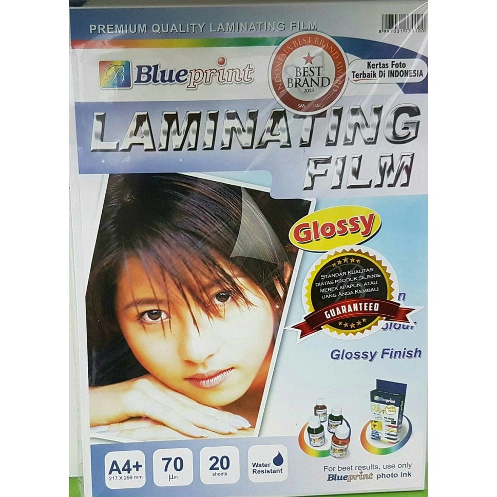 Jual Blueprint Laminating Glossy Film A4 Plastik Laminasi Shopee Indonesia