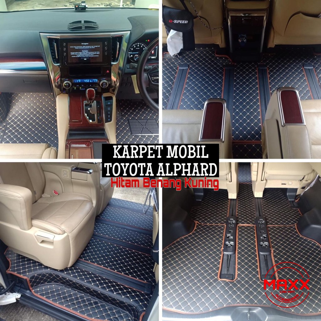 Jual Karpet Mobil-Max Carmat Toyota Alphard 2015-2020 GRADE A Full Set ...