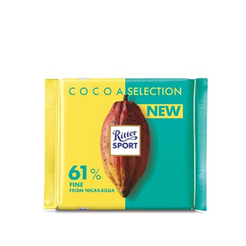 Jual Ritter Sport Cocoa Selection Coklat 61% 100gr | Shopee Indonesia