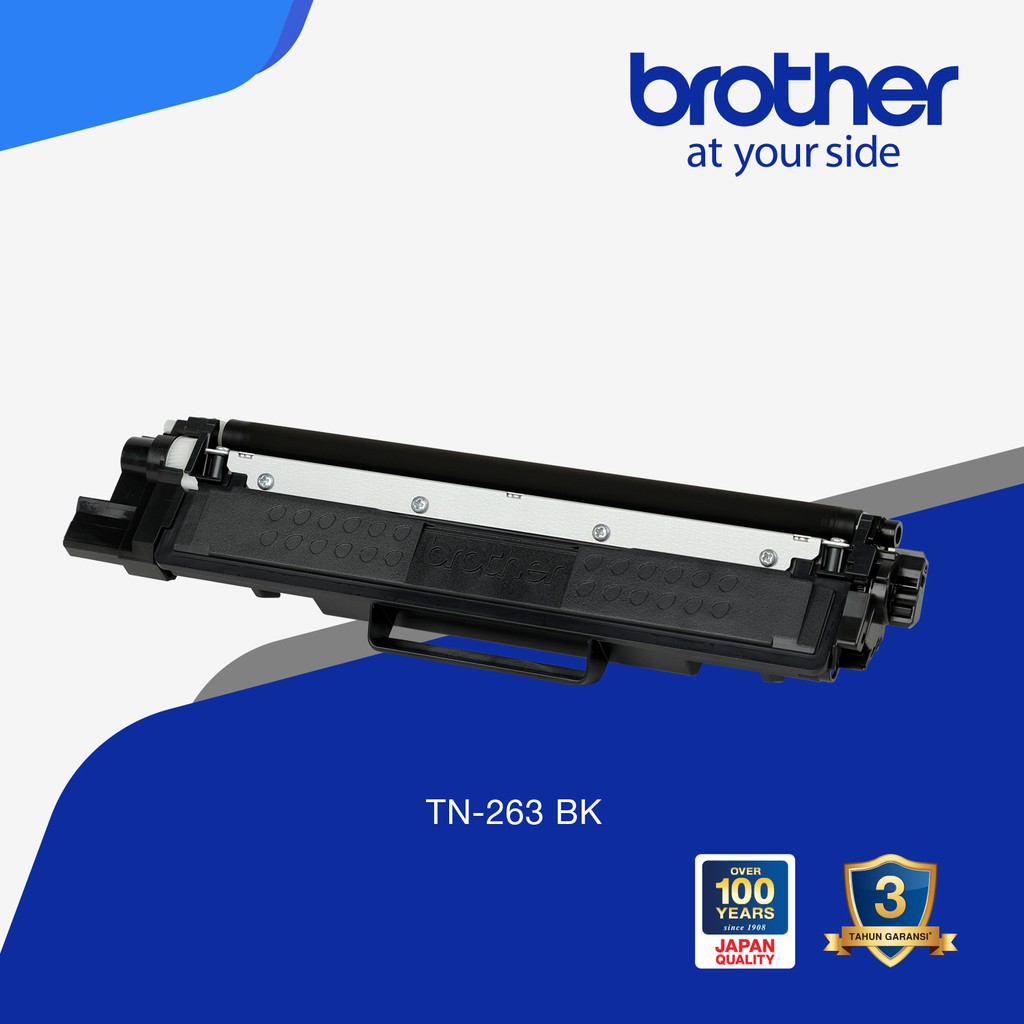 Toner Brother Original TN263 BK for DCP-L3551CDW, MFC-3735CDN, dll - Original Resmi