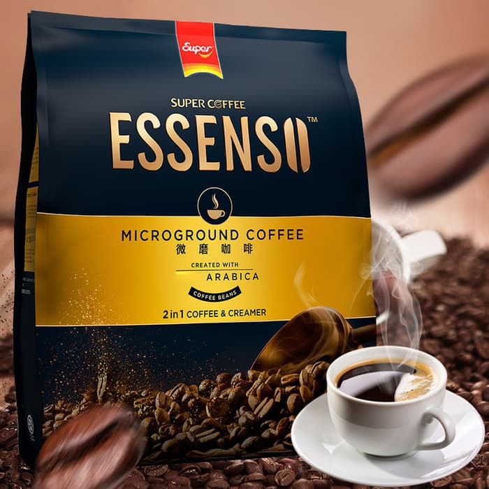 Jual ESSENSO MICROGROUND COFFEE 2in1 Coffee & Creamer 100% Arabica ...