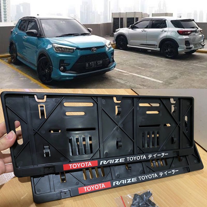 Jual Frame plat Toyota Raize JDM jepang | Shopee Indonesia