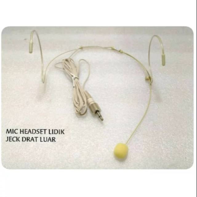 Jual Mic Headset/Bando Lidi jack drat luar Shopee Indonesia