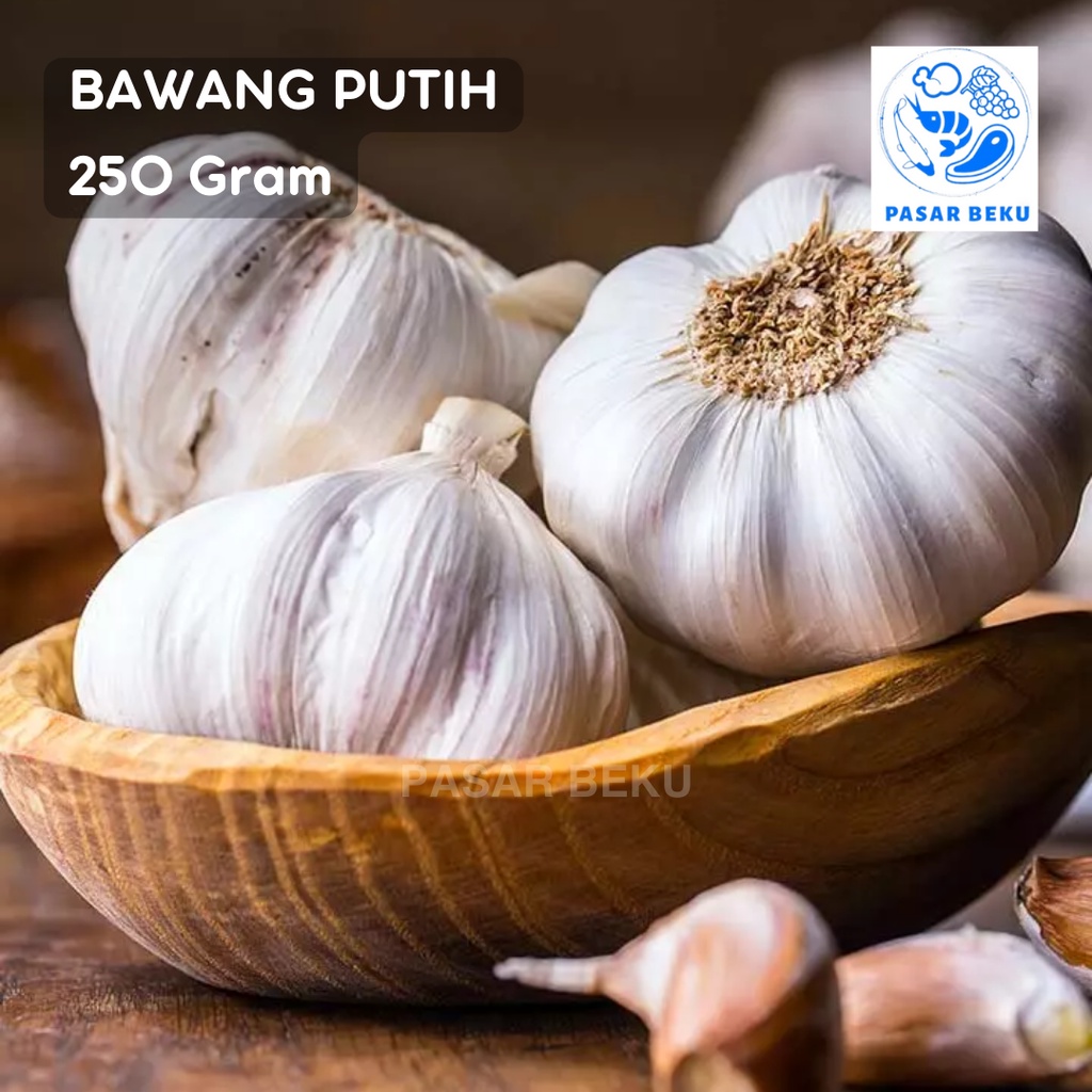 Jual Bawang Putih Utuh 250 Gram Fresh Berkualitas Bumbu Dapur Pasar ...