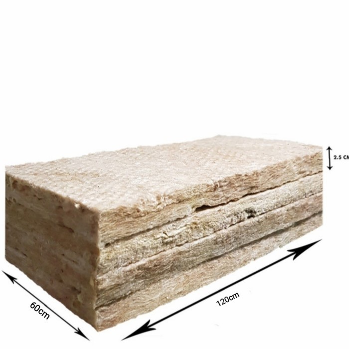 Rockwool Lokal 1 Slab 120 x 60 x 2,5 Media Tanam Hidro Bukan Cultilene