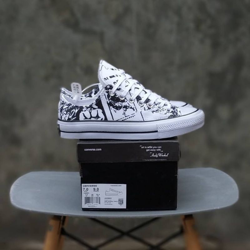 CONVERSE CHUCK TAYLOR ALL STAR 70S LOW ANDY WARHOL WHITE