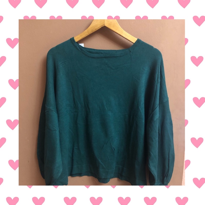 Jual knitwear hijau botol | Shopee Indonesia
