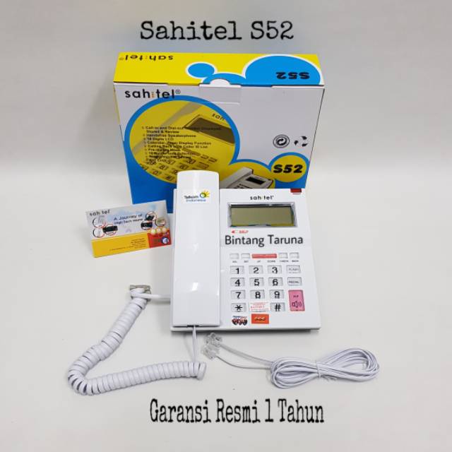 Jual Telepon Kabel Sahitel S52 Cable Phone Sahitel S-52 (Putih ...
